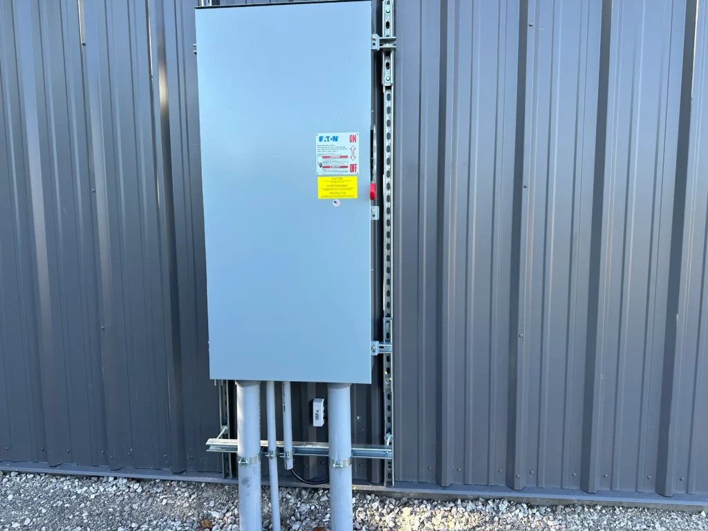 Industrial generator installation by Post Electric